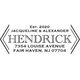 Hendrick Address Rectangular Self Inking Stamper Image 2 of 2
